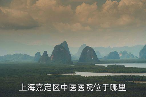 上海市中醫醫院嘉定地址，上海嘉定區中醫醫院位于哪里
