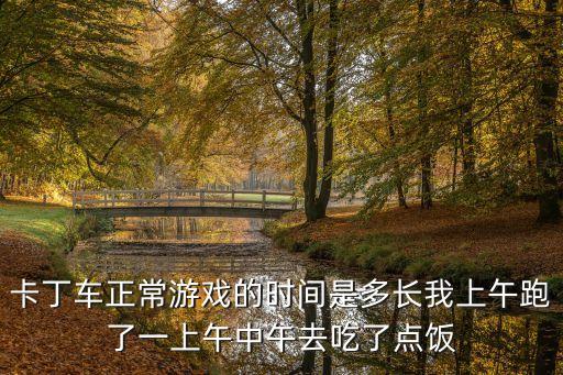廣州融創樂園卡丁車玩多久，卡丁車正常游戲的時間是多長我上午跑了一上午中午去吃了點飯
