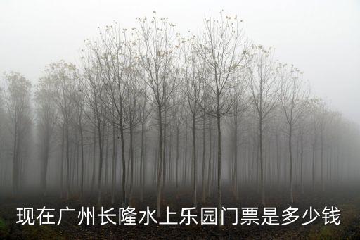 廣州長隆水上樂園免排隊(duì)手環(huán)多少錢，現(xiàn)在廣州長隆水上樂園門票是多少錢