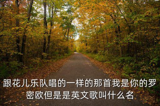 我是你的羅密歐，里面有一個 羅密歐 KISS KISS先聲明不是我是你的羅密歐