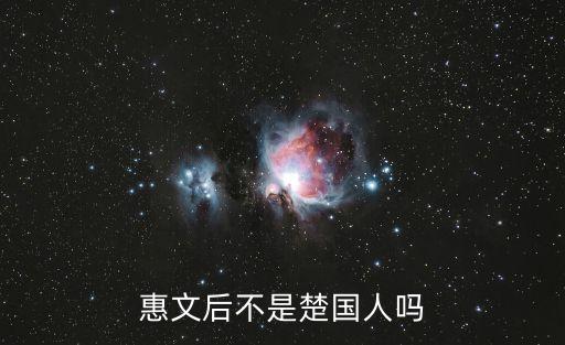 惠文后不是楚國(guó)人嗎