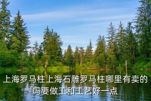 上海羅馬柱上海石雕羅馬柱哪里有賣的嗎要做工和工藝好一點(diǎn)
