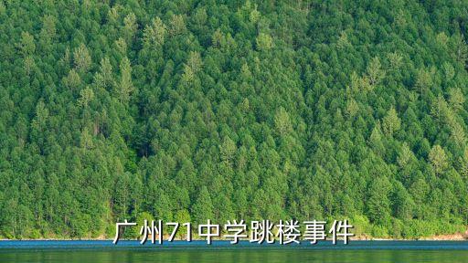 廣州71中學(xué)跳樓事件