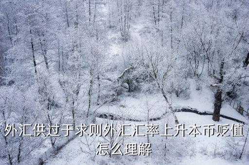 本幣貶值，投機資本急速流出本幣為什么會貶值