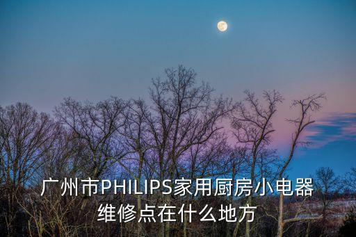 廣州市PHILIPS家用廚房小電器維修點在什么地方
