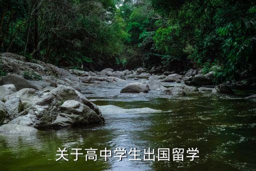 高中生出國留學，高中生可以出國留學嗎