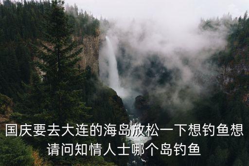 海島釣魚，國慶要去大連的海島放松一下想釣魚想請問知情人士哪個島釣魚