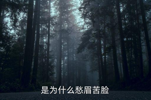 是為什么愁眉苦臉