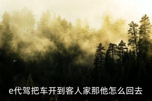 廣州e代駕坐什么車回去，e代駕師傅是用什么車