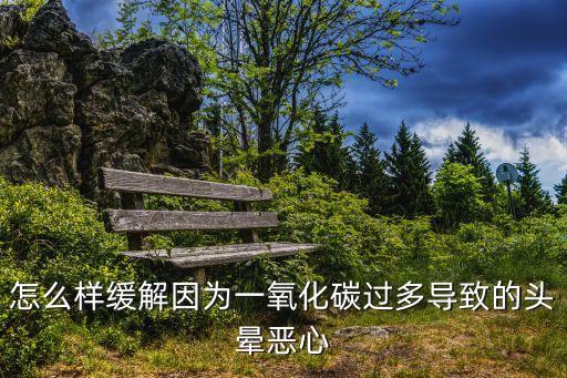 怎么樣緩解因為一氧化碳過多導致的頭暈惡心