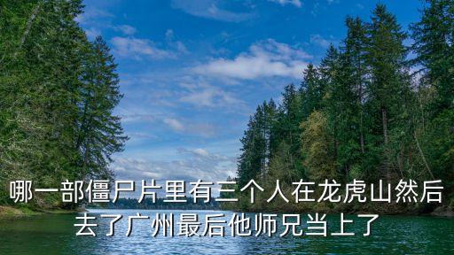 廣州龍虎山視頻，哪一部僵尸片里有三個人在龍虎山然后去了廣州最后他師兄當上了