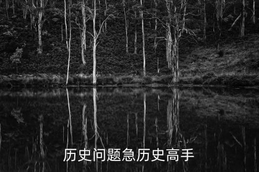 趙儷生，歷史問題急歷史高手