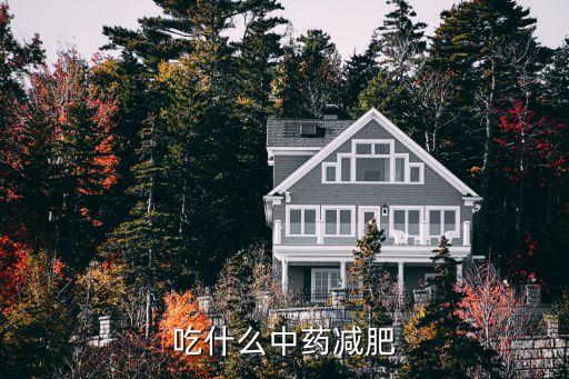 吃什么中藥減肥