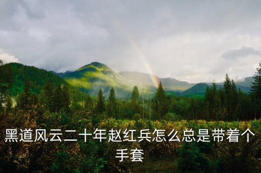 黑道風(fēng)云二十年趙紅兵怎么總是帶著個手套