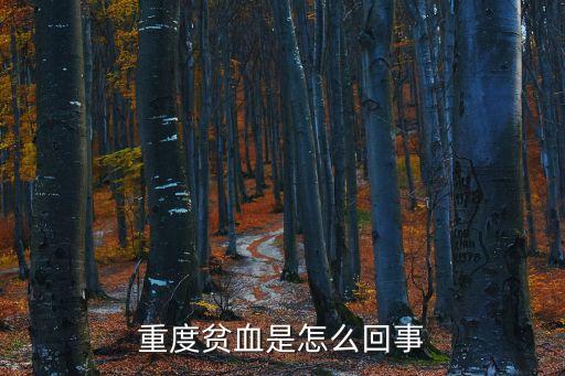 重度貧血是什么原因引起的，嚴重貧血是什么原因