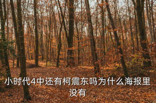小時代4中還有柯震東嗎為什么海報里沒有