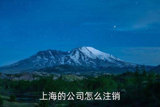 上海市注銷(xiāo)公司營(yíng)業(yè)執(zhí)照，上海的公司怎么注銷(xiāo)