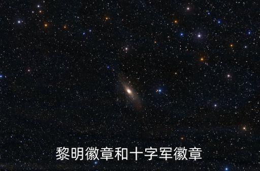 黎明徽章和十字軍徽章