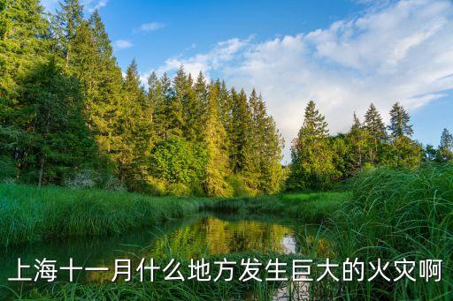 上海市大爆炸波及范圍，上海十一月什么地方發(fā)生巨大的火災(zāi)啊