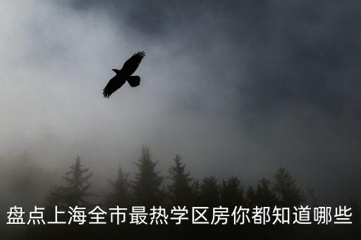 盤點上海全市最熱學區(qū)房你都知道哪些