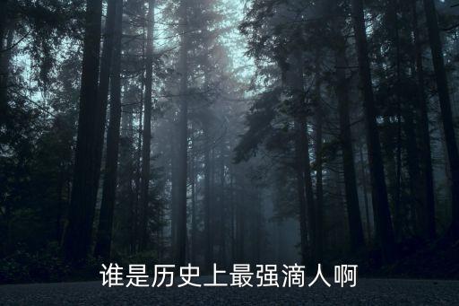 誰(shuí)是歷史上最強(qiáng)滴人啊