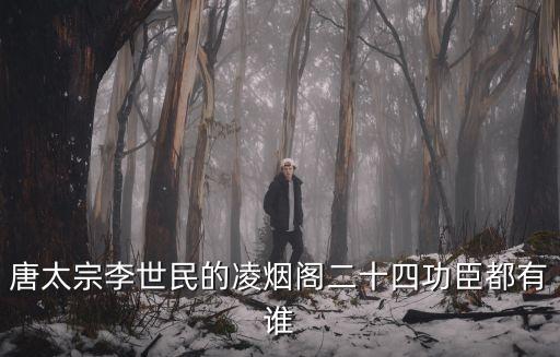 凌煙閣二十四功臣，凌煙閣二十四功臣分別是誰