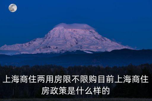2019上海市商住樓，上海商住兩用房辦公性質用來自己居住是否每年還都要交稅
