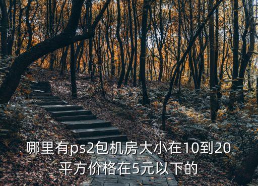 哪里有ps2包機房大小在10到20平方價格在5元以下的