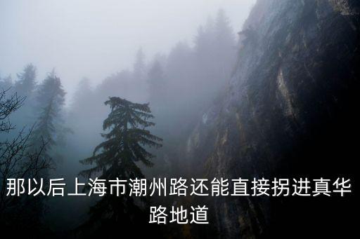 上海市真華路最新消息，那以后上海市潮州路還能直接拐進真華路地道
