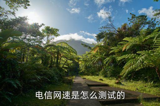 電信網(wǎng)速是怎么測試的