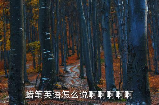 蠟筆英語怎么說啊啊啊啊啊