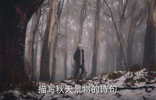 描寫秋天景物的詩句