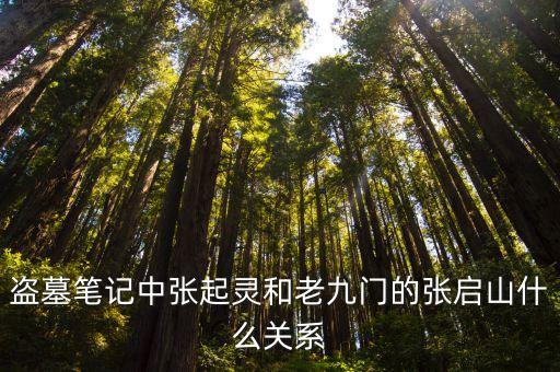張啟山和張起靈的關系，張啟山和張起靈什么關系