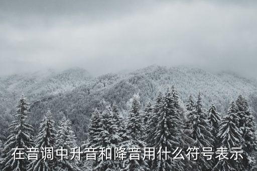 升調符號，升調的音符怎么畫