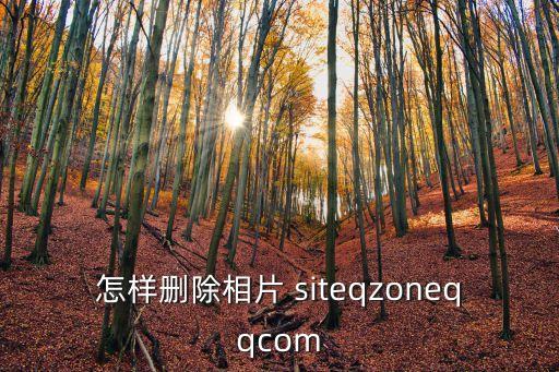 怎樣刪除相片 siteqzoneqqcom