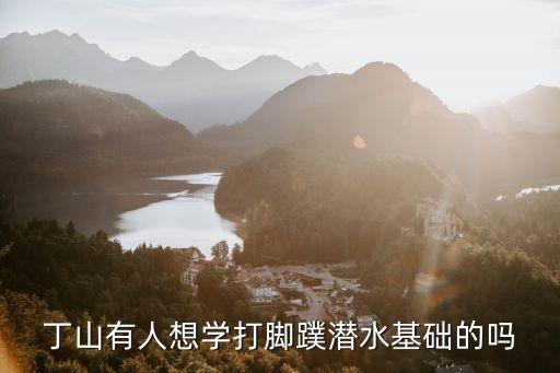 潛水腳蹼，丁山有人想學打腳蹼潛水基礎的嗎
