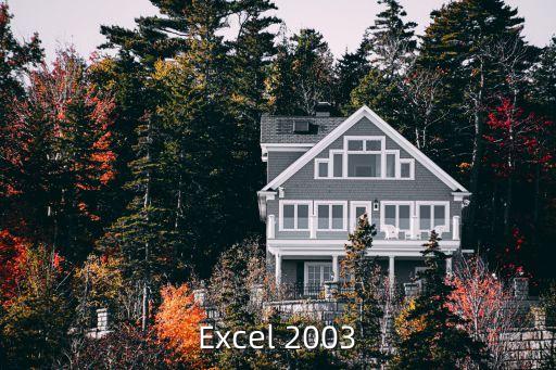 Excel 2003