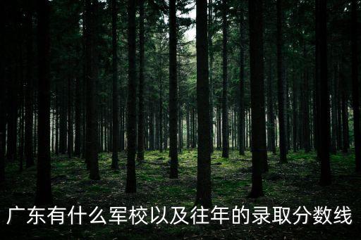 廣東軍校，請問廣東有什么軍校呢逐個介紹介紹謝謝