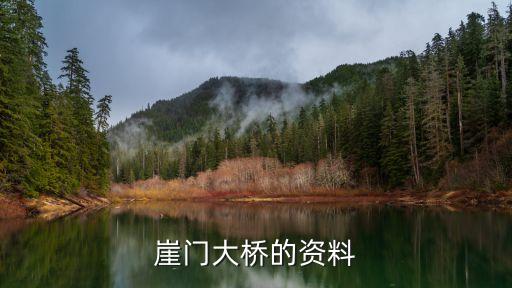 崖門大橋的資料
