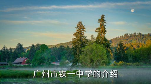 廣州市鐵一中學的介紹