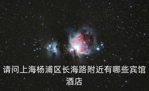 請(qǐng)問(wèn)上海楊浦區(qū)長(zhǎng)海路附近有哪些賓館酒店