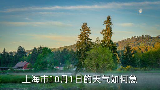 上海市10月1日的天氣如何急