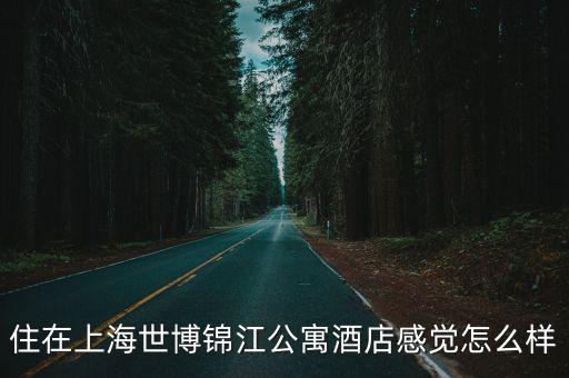 上海市景江公寓，住在上海世博錦江公寓酒店感覺(jué)怎么樣