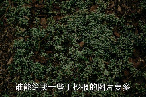 誰能給我一些手抄報的圖片要多