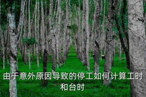 臺時，由于意外原因導致的停工如何計算工時和臺時