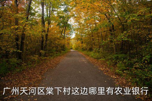 廣州棠下農(nóng)行，廣州棠下附近哪有農(nóng)行