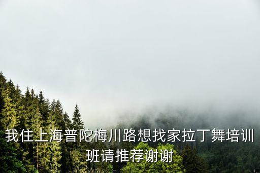 上海市梅川拉丁舞培訓班怎么樣，我住上海普陀梅川路想找家拉丁舞培訓班請推薦謝謝