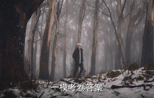一模考卷答案