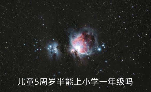 上海市五周半能上小學嗎，5周可以上小學嗎