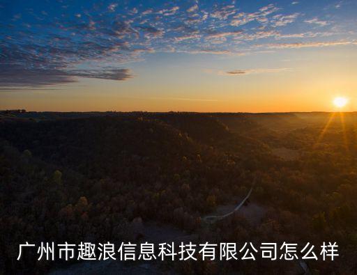 廣州幽浮信息科技有限公司，廣州康行信息技術有限公司怎么樣